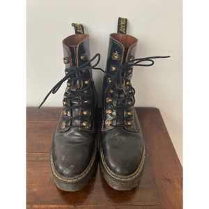 LEONA WOMEN'S VINTAGE SMOOTH LEATHER HEELED BOOTS